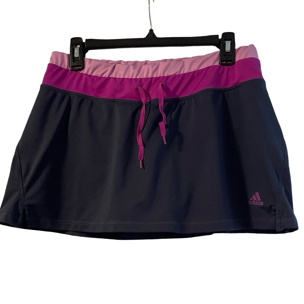 Adidas Climalite Skort Pink/Gray Size Large excellent condition